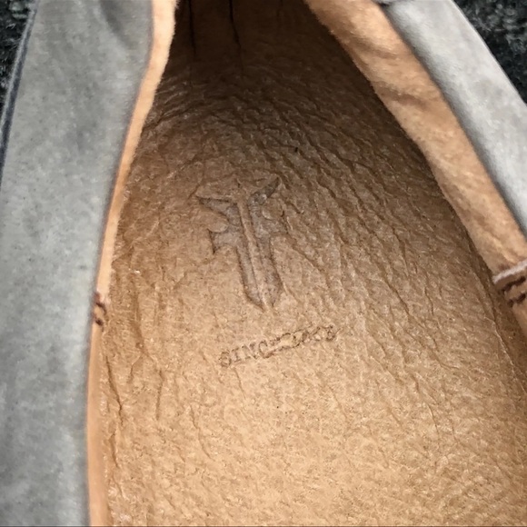 Frye Ivy Women's Size 8 Gray Suede Leather Lace Sneakers - Picture 2 of 9